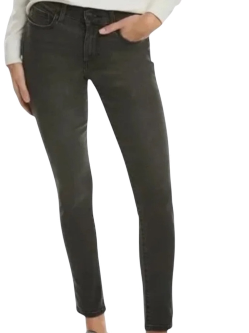 JOE'S JEANS Bluebell Skinny Ankle Jeans Black Size 23 NWT